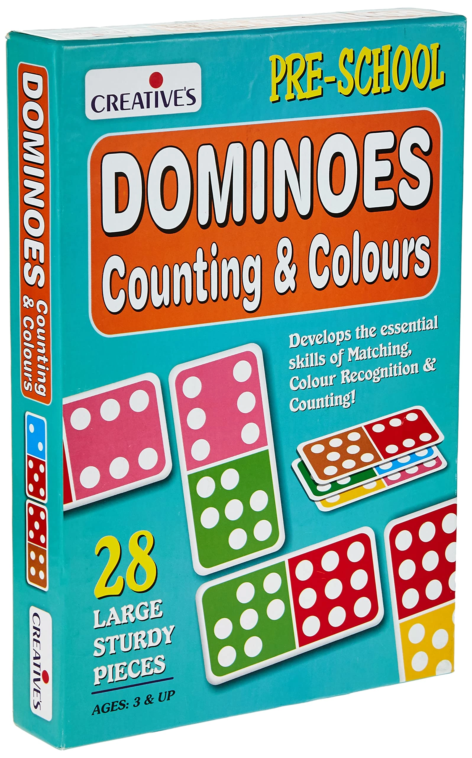 Creative's Counting and Colours Dominoes - 18 months - 10 years 28 pieces