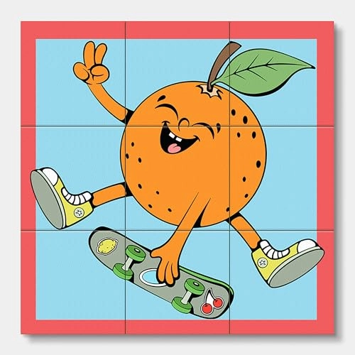 Cool Dudes Art Blocks Wooden Puzzle (HST02993) - 26 pcs