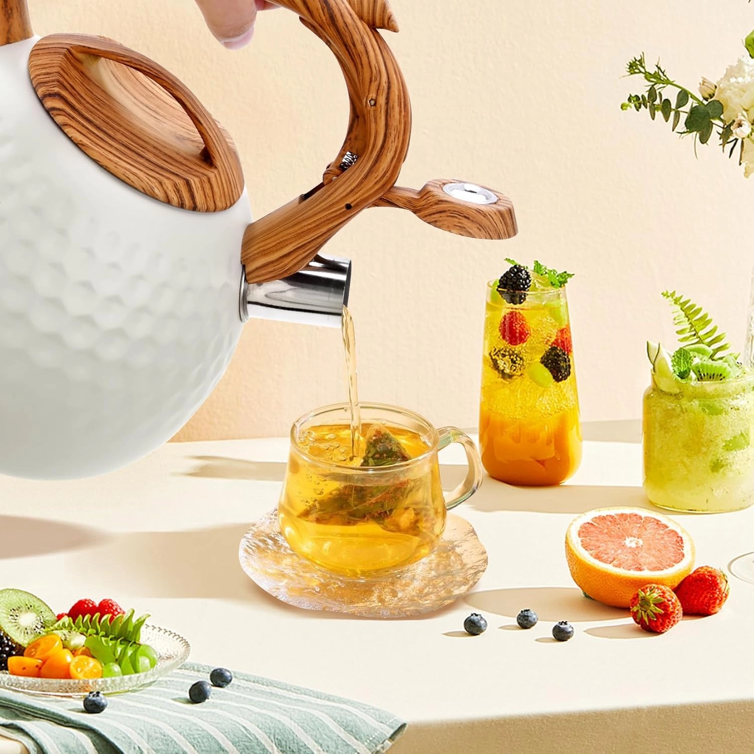 Whistling Teapot - Stainless Steel 3 Litres