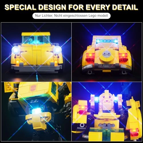 LED Light Kit for LEGO Bumblebee 10338