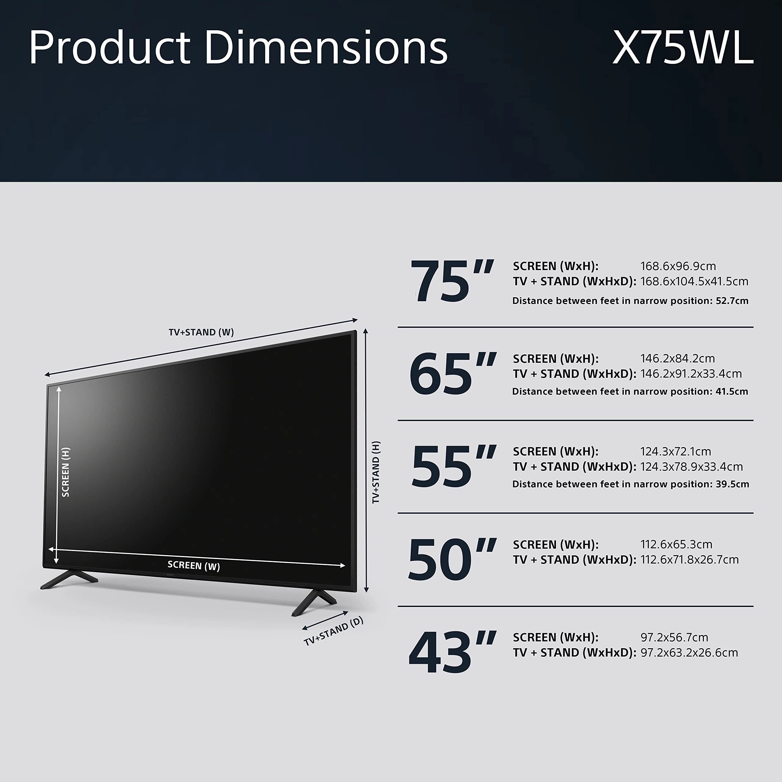 KD-75X75WL - 75 Inch