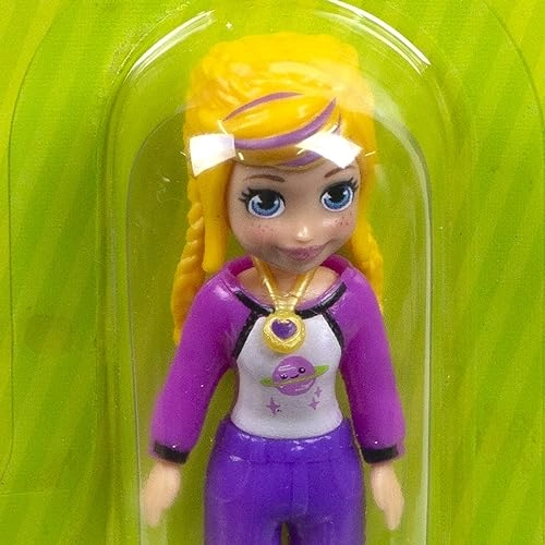 Polly Collectible Doll - 3 1/2" Tall Purple