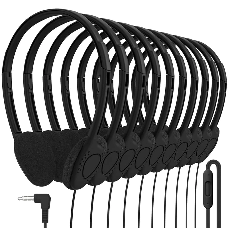 Bulk Headphones with Microphone Wired Headphone