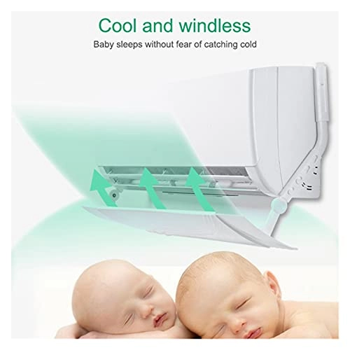 Retractable Air Conditioner Shield - 58*19cm PP+PS+PVC