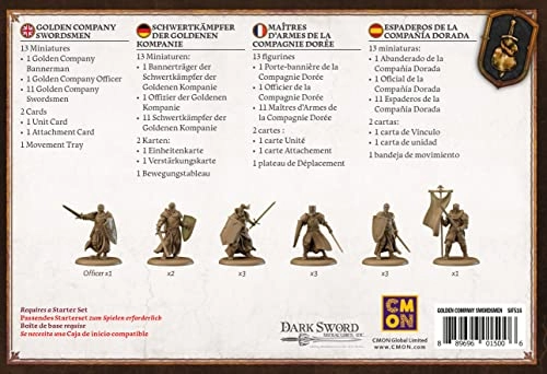 A Song Of Ice And Fire Tabletop Miniatures Game: Golden Company Swordsmen Unit Box