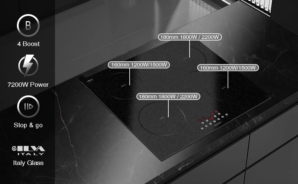 BRI4001-S Induction hob