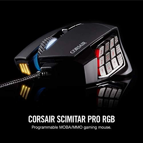 Scimitar Pro RGB Optical MMO Gaming Mouse - USB