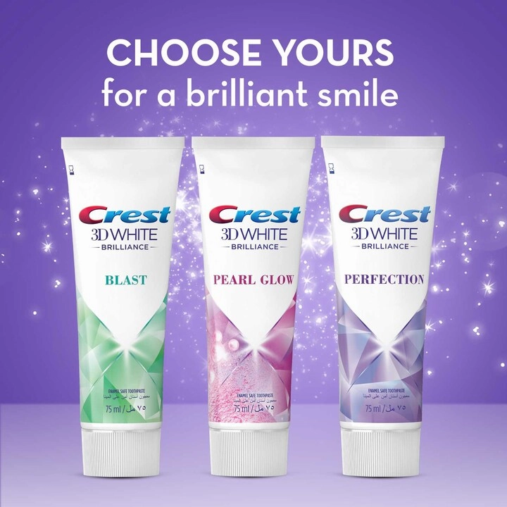 3D White Brilliance Perfection Toothpaste 3 to 6 years 75ml