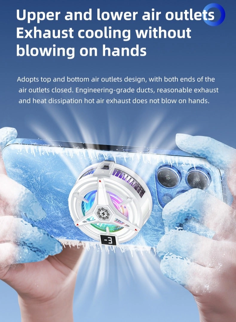 Mobile Phone Cooler - 5-Second Instant Cooling Magnetic Clip-On