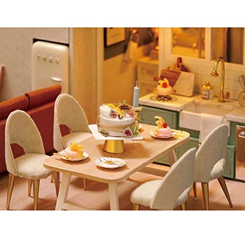 DIY Miniature Dollhouse Kit - Tiny House 1:24