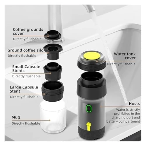 Portable Coffee Maker - 100 Milliliters القهوة المطحونة