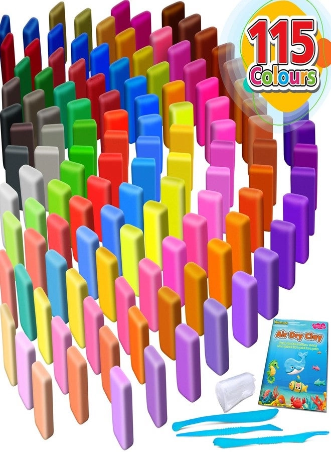 Air Dry Clay - 115 Colors with Tools