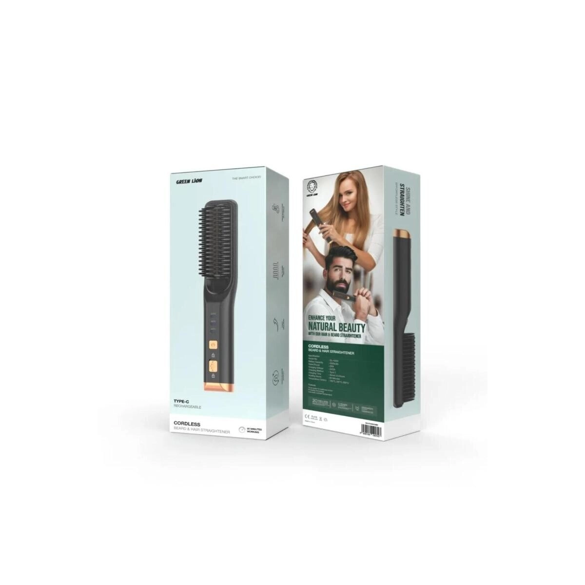 Cordless Beard & Hair Straightening Comb