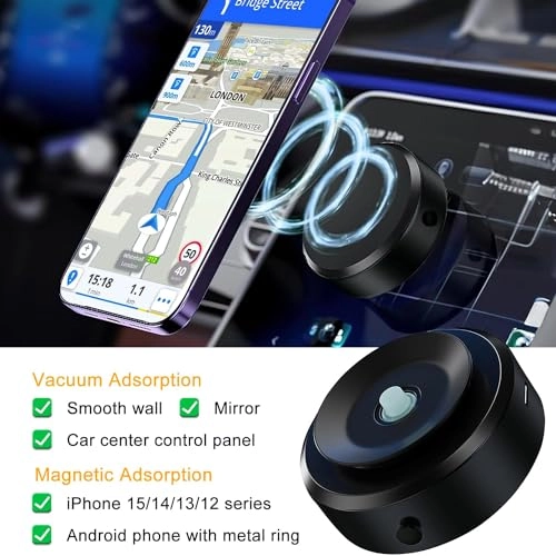 Magnetic Car Suction Cup Holder