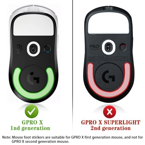 Rounded Curved Edges Mouse Skatez - 2 Sets Gray