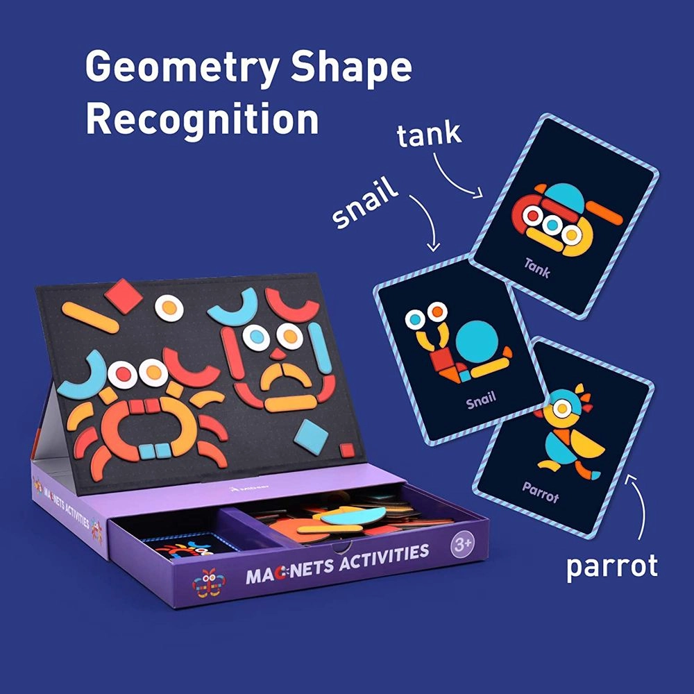 Patterns Magnetic Game - 3 + 92 pieces