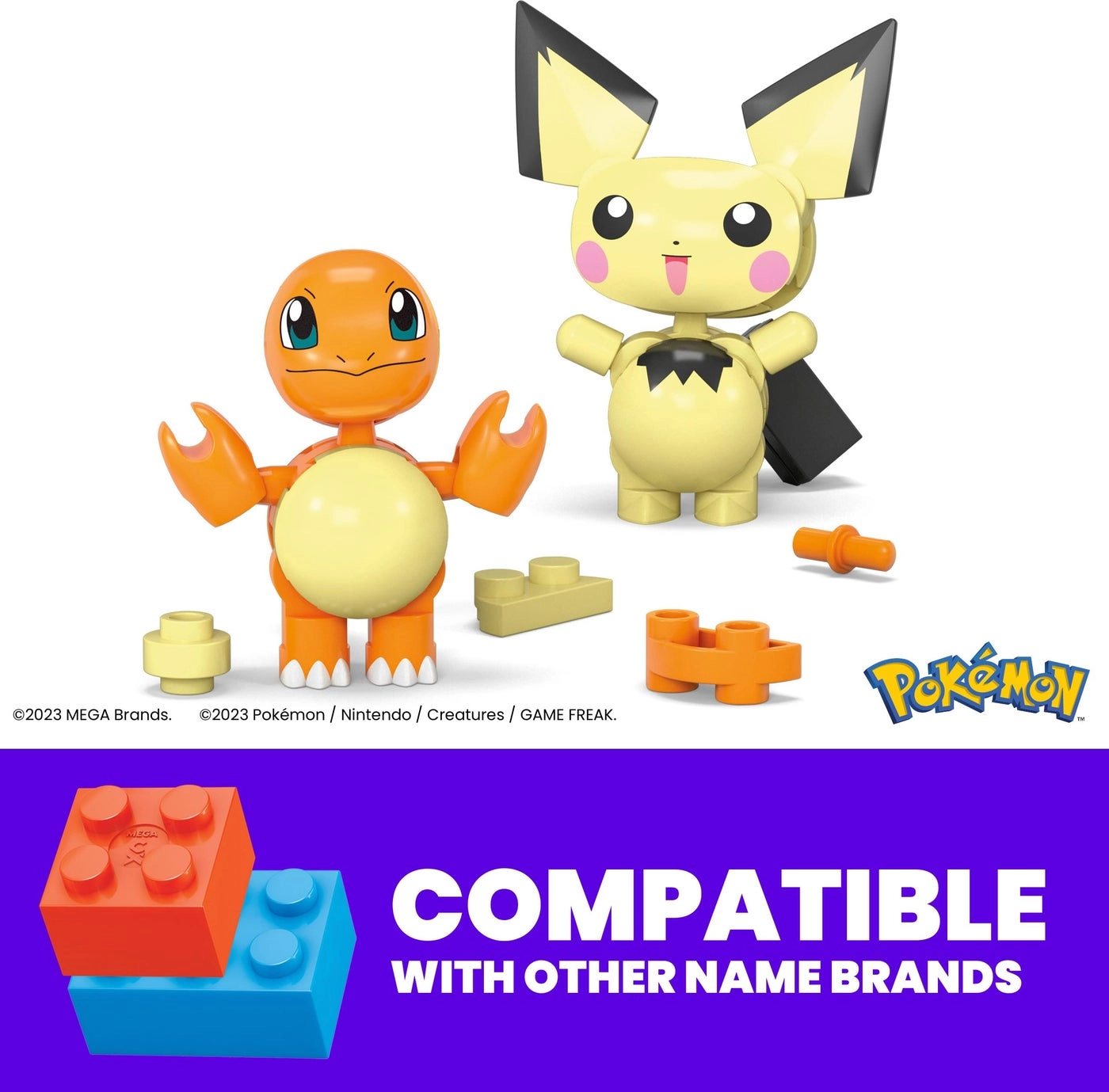 Pokémon Pichu & Charmander