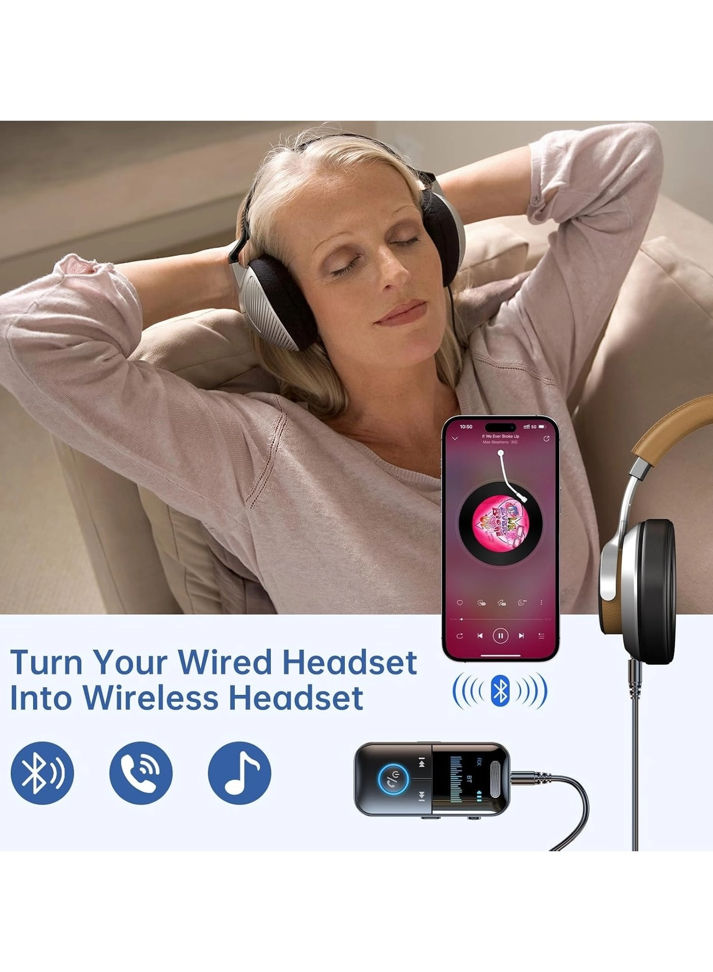 Audio Transmitter Receiver - Bluetooth 5.4 3.5mm