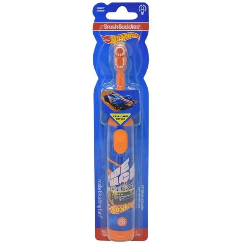 Hot Wheels Electric Toothbrush - 1 Count Battery Powered
