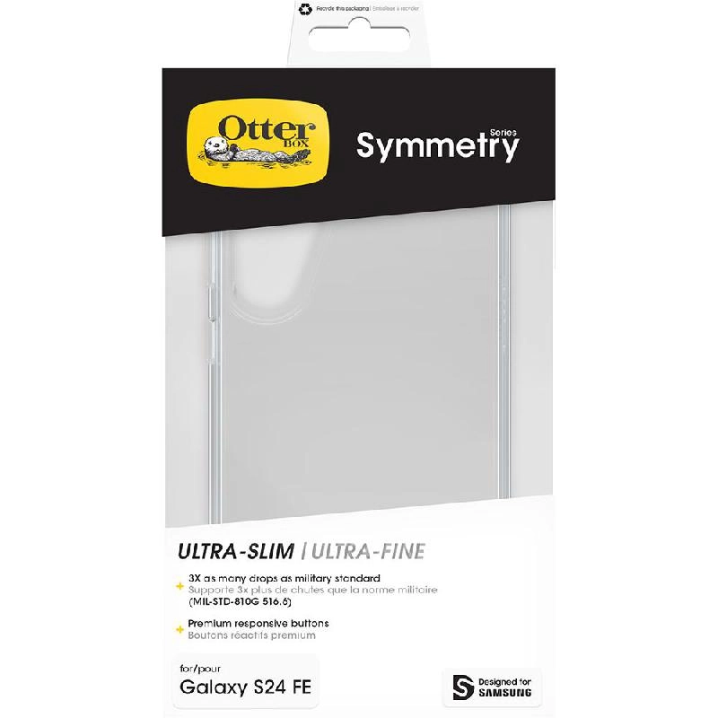 Symmetry Clear Back Cover for Samsung Galaxy S24 FE