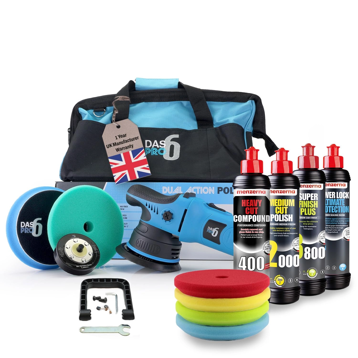 das-6 PRO - Menzerna Kit - 900 W 3" 5" 6"