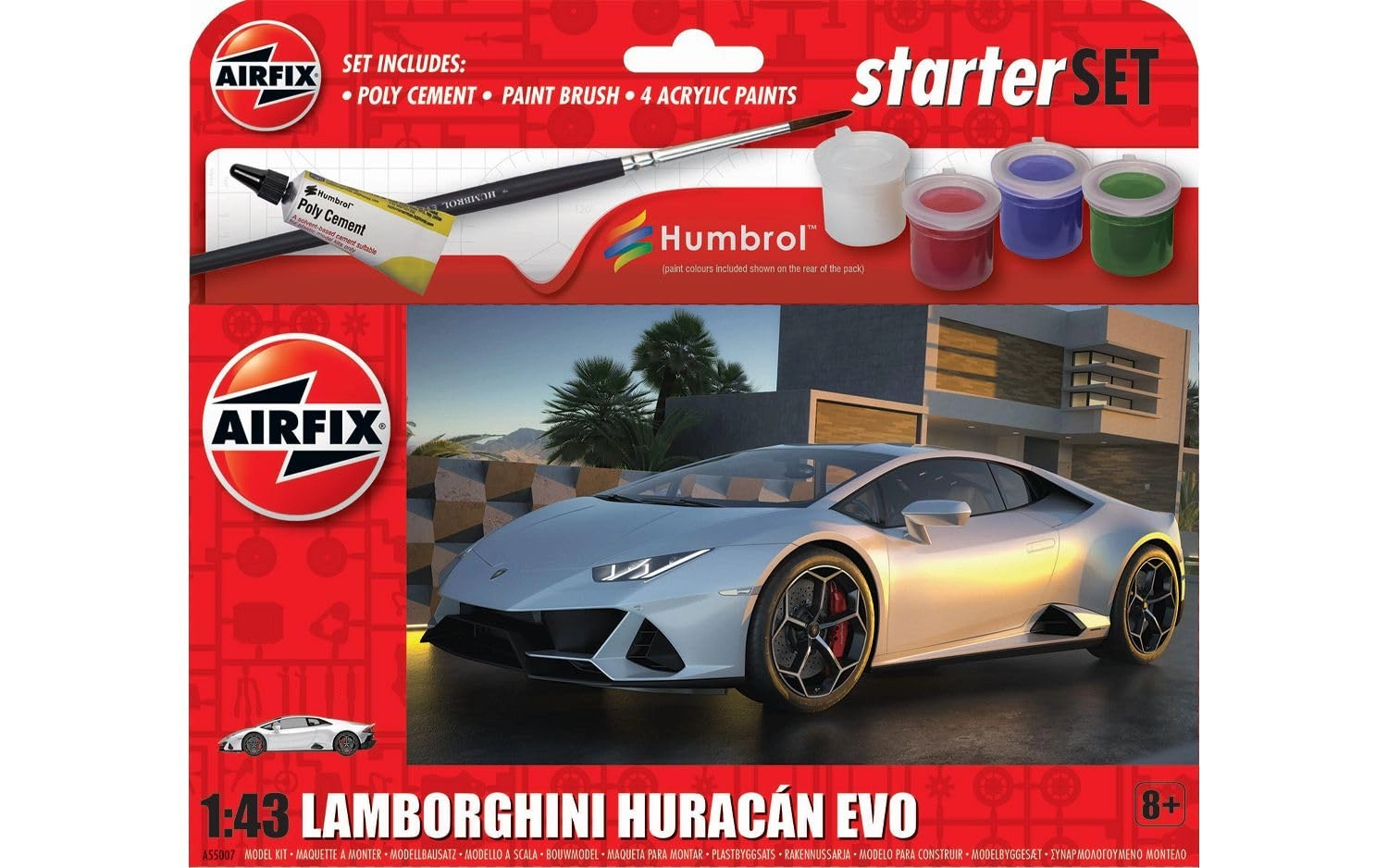 Hornby Hobbies Lamborghini Huracán EVO Model Kit (A55007) - 1:43