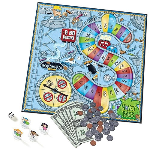 Money Bags Coin Value Game - 7 - 9 years 120 pieces