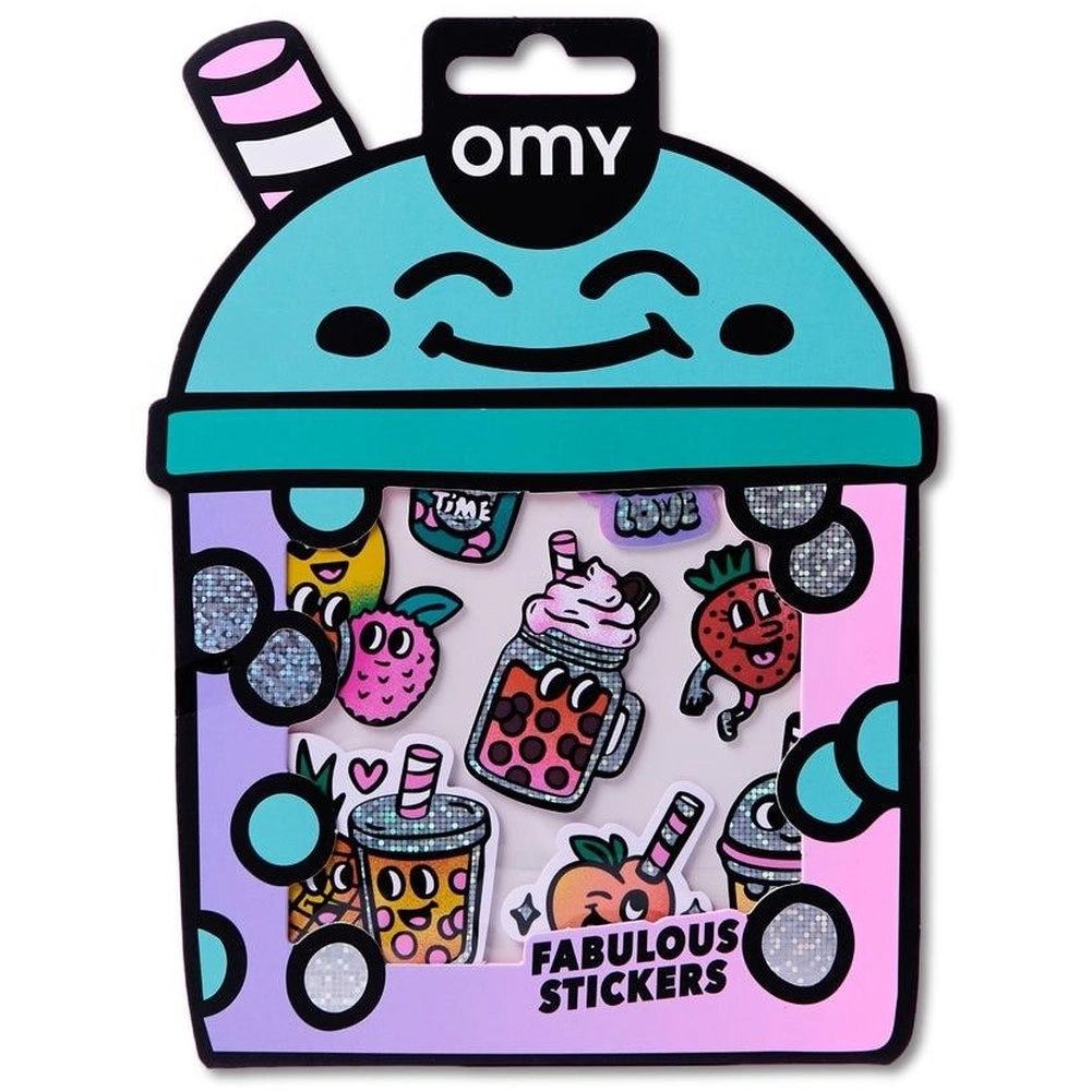 OMY Bubble Tea Sticker Book