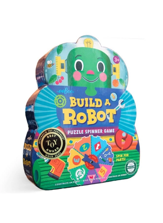 eeBoo Build a Robot Spinner Game - 3 years+