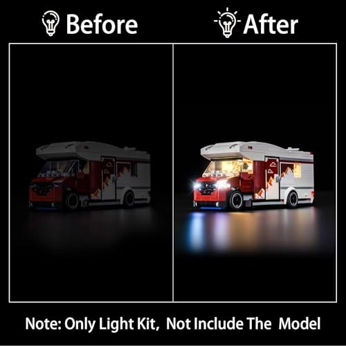 LED Lighting Kit for LEGO 60454 Holiday Adventure Camper Van