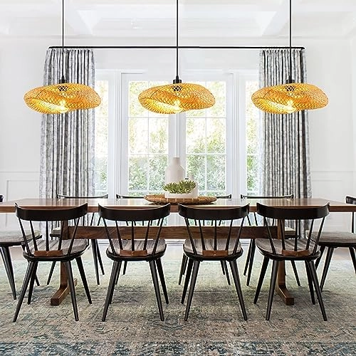 Boho Chandelier - 60cm E27 Bamboo