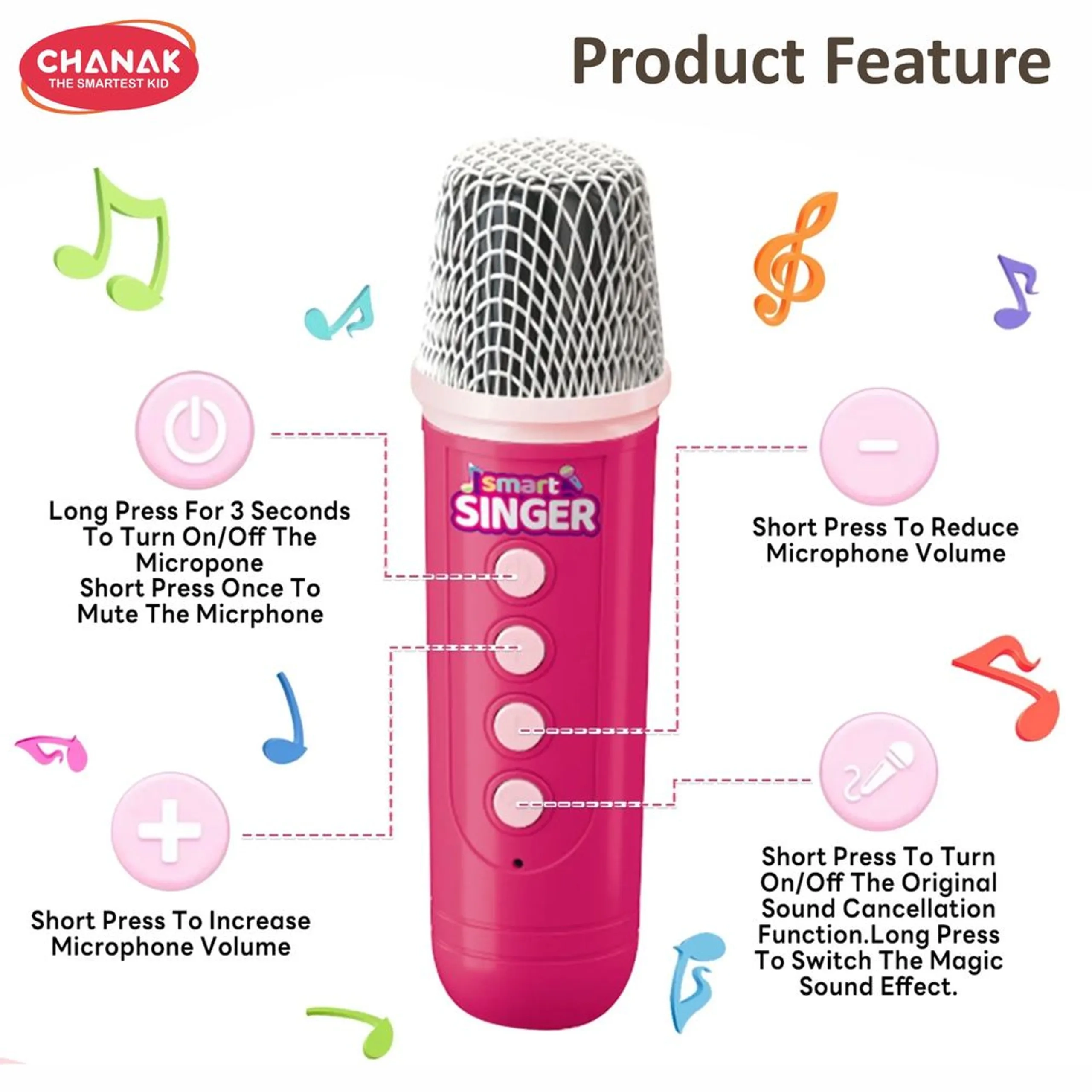 Smart Singer Musical Toy - 3 years+