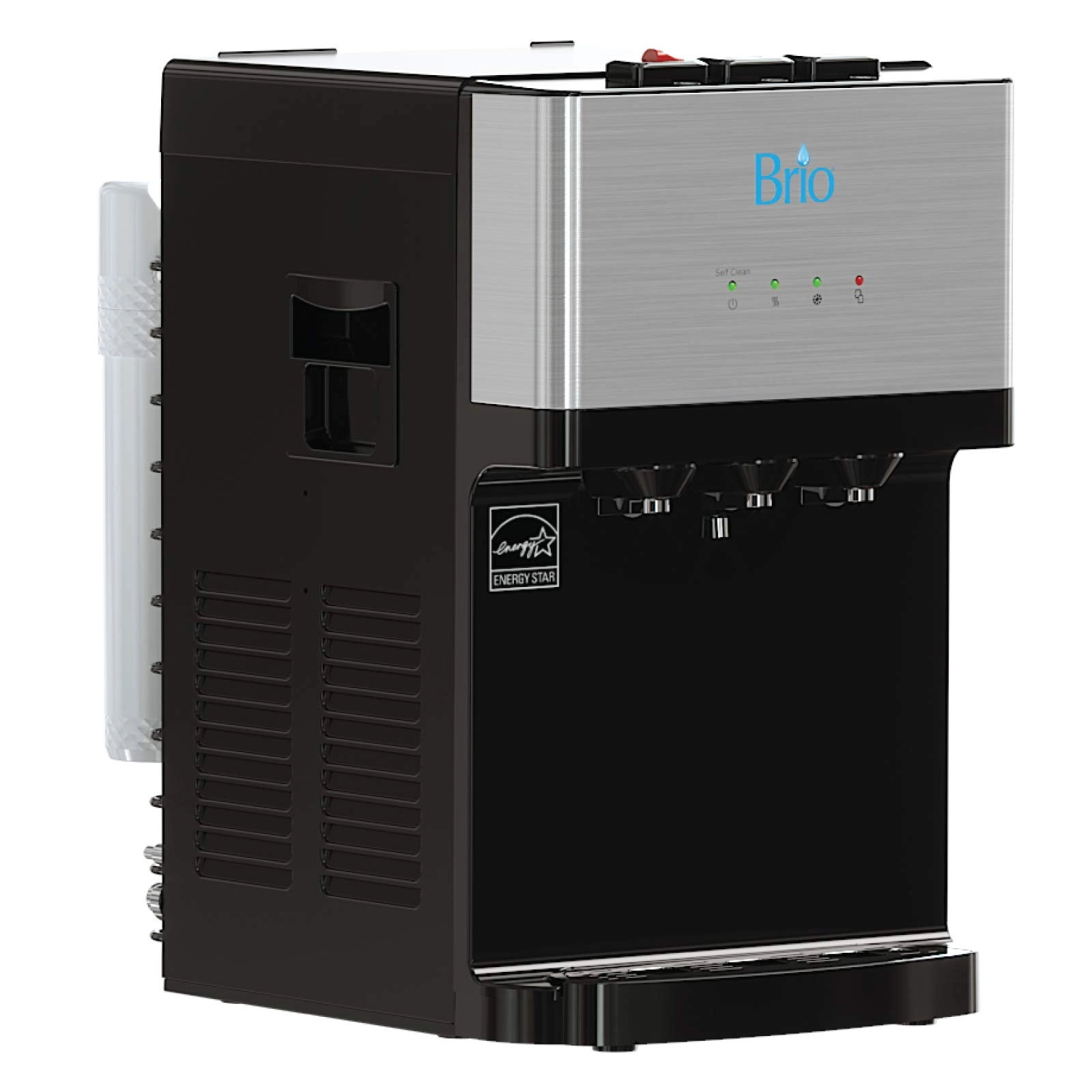 BRIO Countertop Self Cleaning Bottleless Water Cooler Dispenser - 1500 Gallons