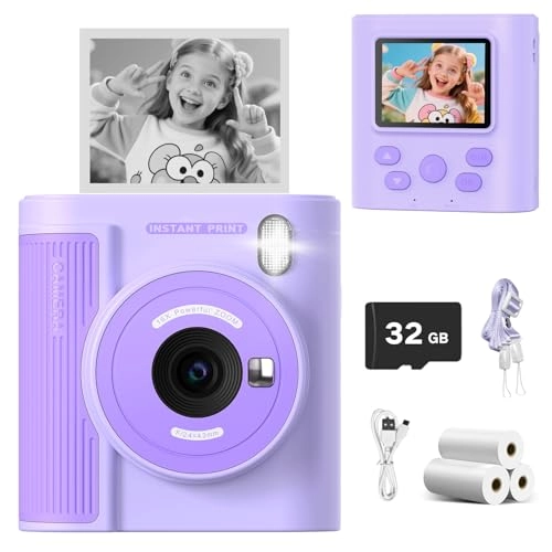 Kids Camera - Instant Print Thermal 48MP