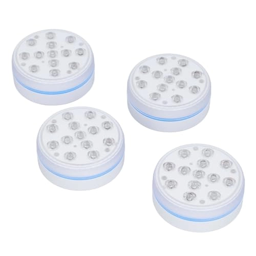 Submersible LED Pool Lights - 4Pcs IP68 16 Colors