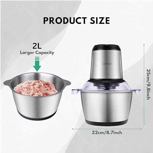 Electric Food Chopper - 2L Electric