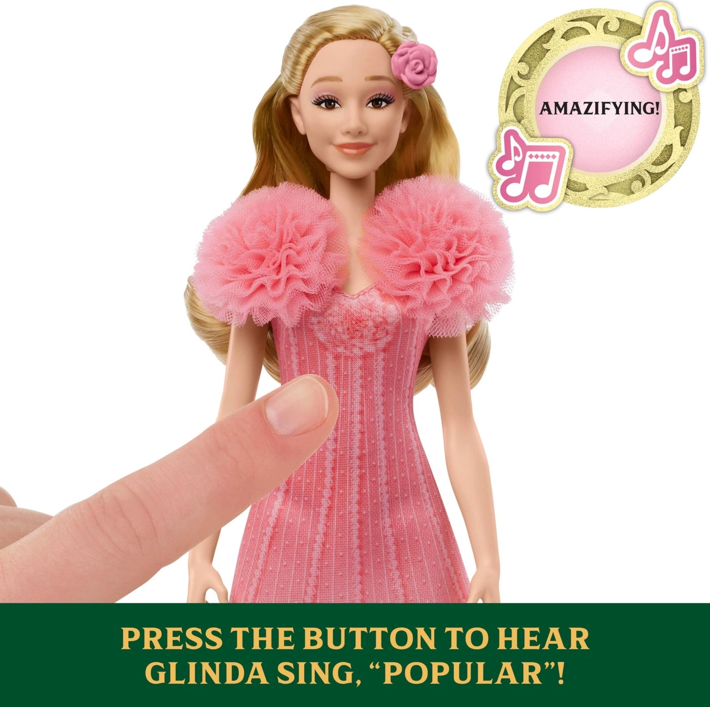 Glinda Fashion Doll - Singing 'Popular' Posable Ages 4+