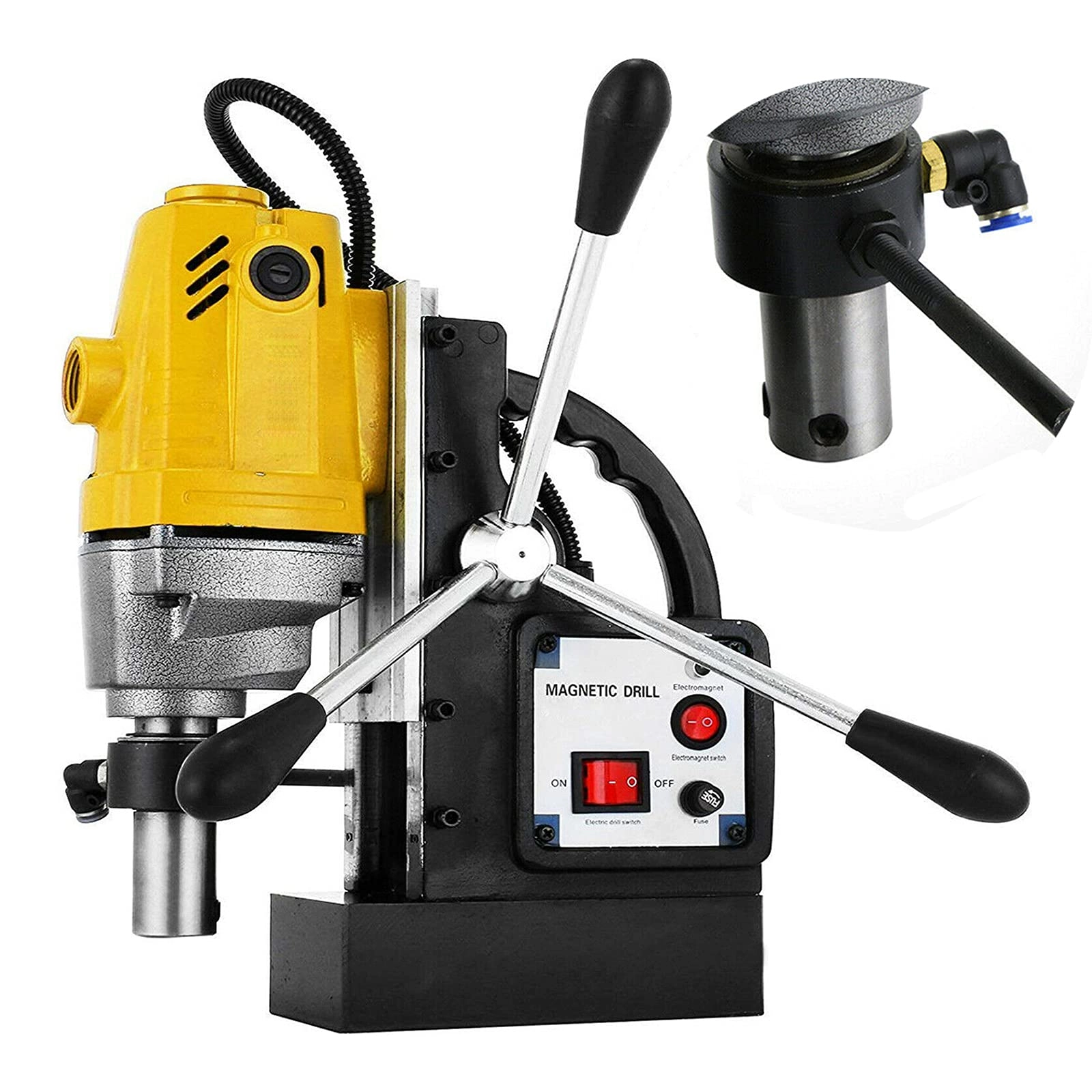 KLAZHYD Magnetic Drilling Machine - 1100W 2,700 Lbs