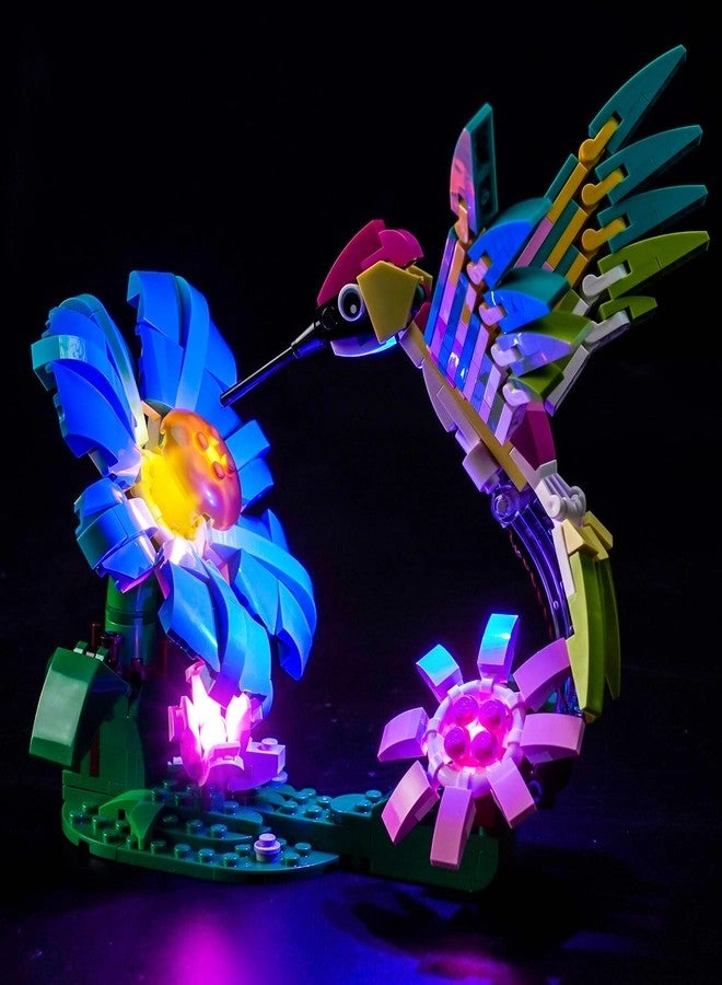 BrickBling LED Light Kit - Compatible with Lego Creator Colorful Hummingbird 5V USB
