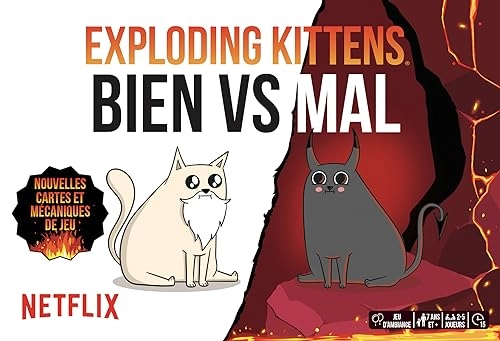 Exploding Kittens: Bien VS Mal - Card Game (French)