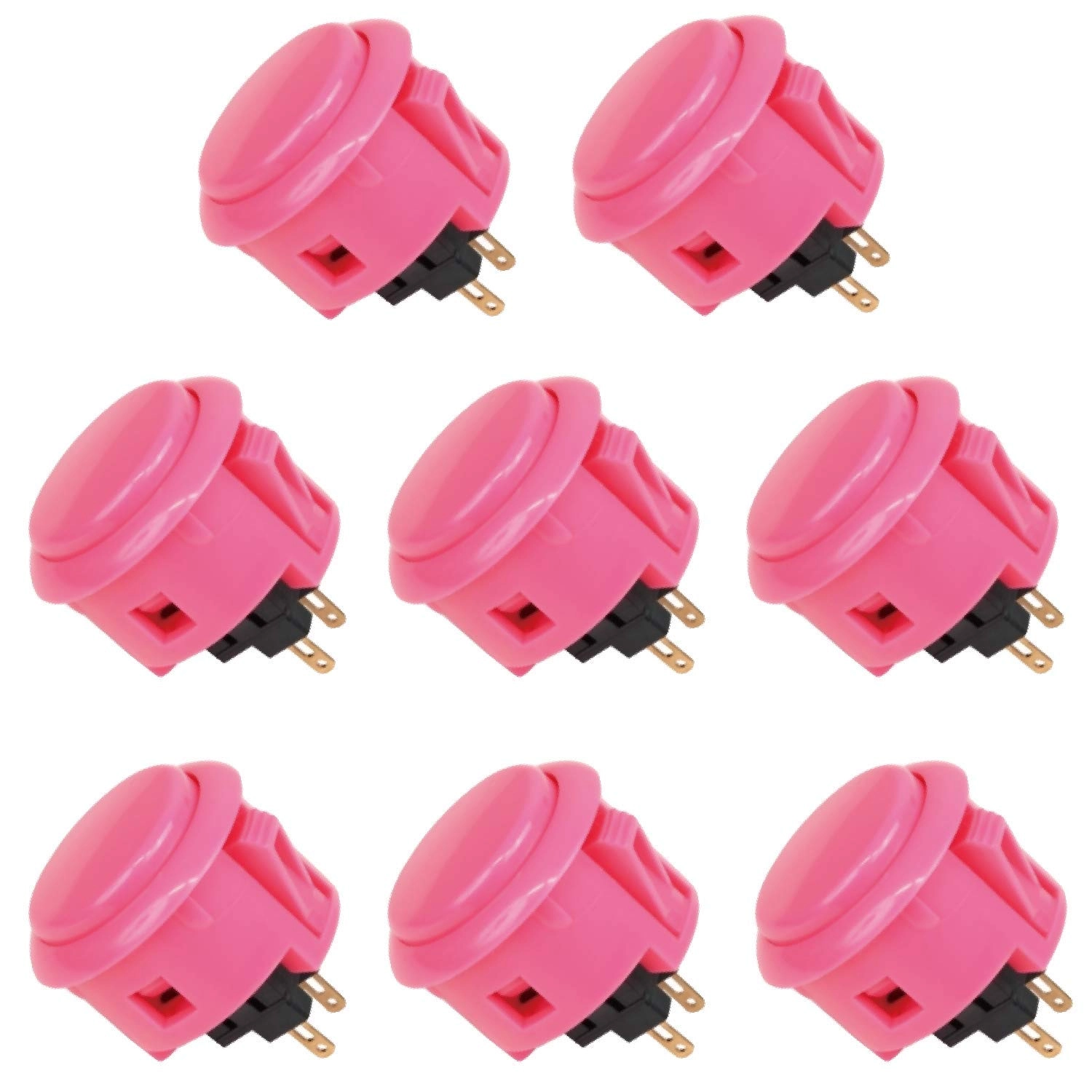 SANWA OBSF-30 - Pink 30mm Push Button
