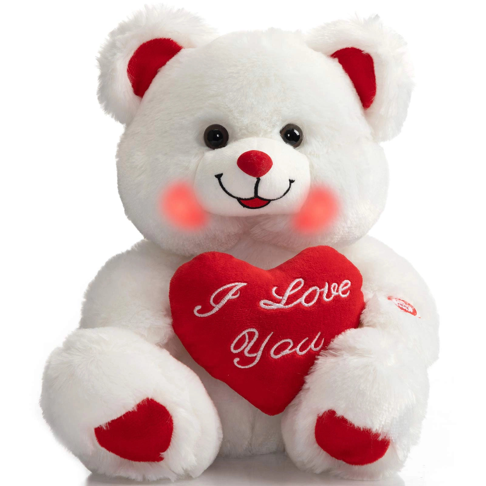 HollyHOME Teddy Bear with Heart - 33 cm