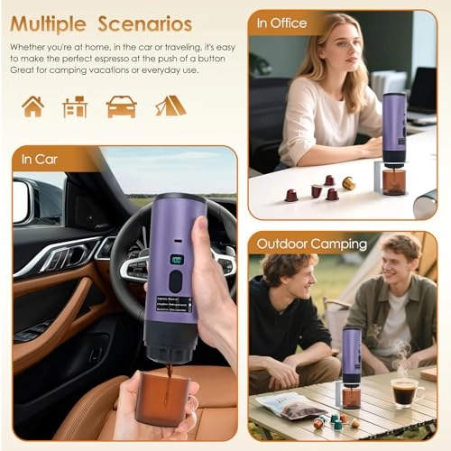 Portable Coffee Maker - 90 Milliliters NS/DG/Ground Coffee