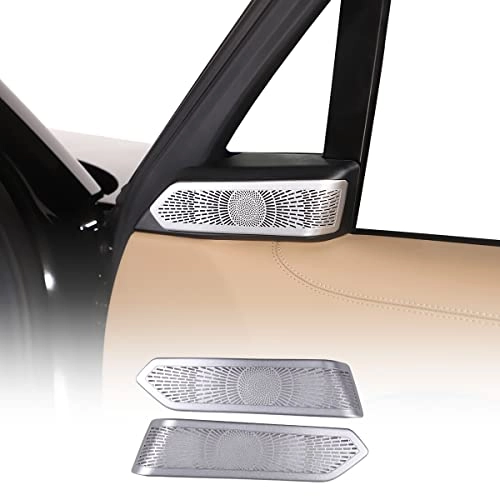 JONKOKO Car A-Pillar Audio Speaker Tweeters Cover Trim - Land Rover Range Rover Vogue L460 2023 Range Rover Sport 2023 A-Pillar