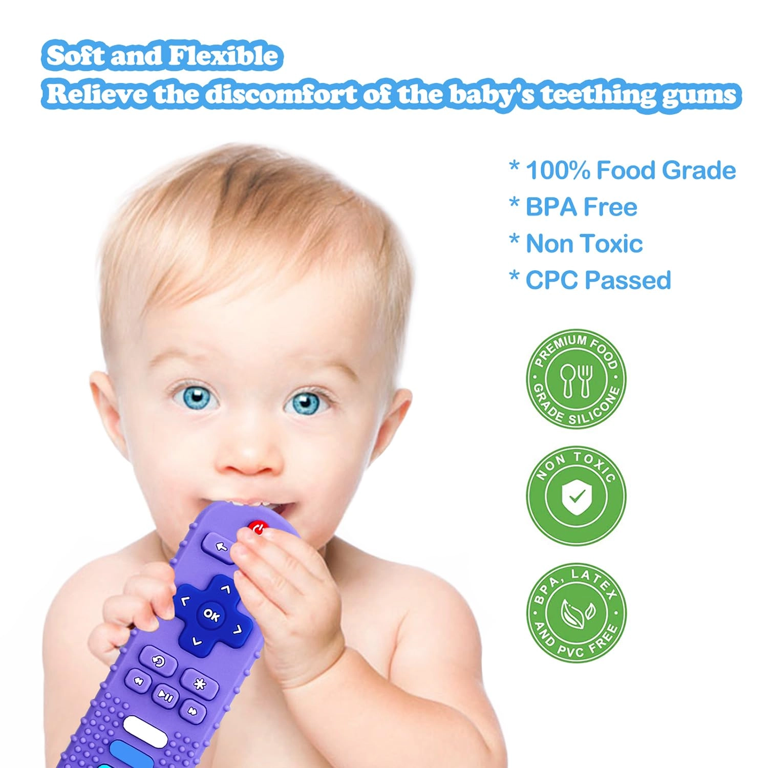 Remote Control Teether - Silicone