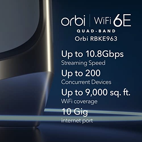Orbi 960 Series - WiFi 6E Router + 2 Satellites