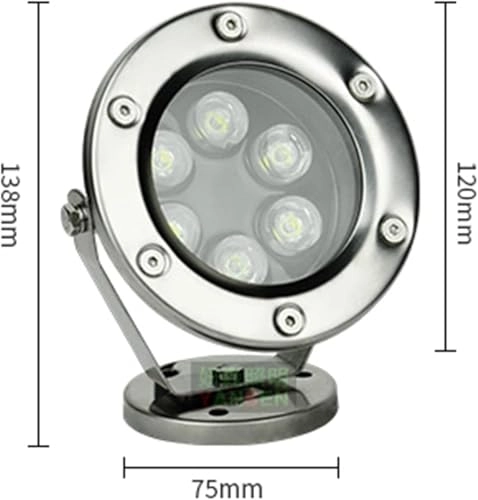 Pond Fountain with Lights - Adjustable Angle IP68 24V