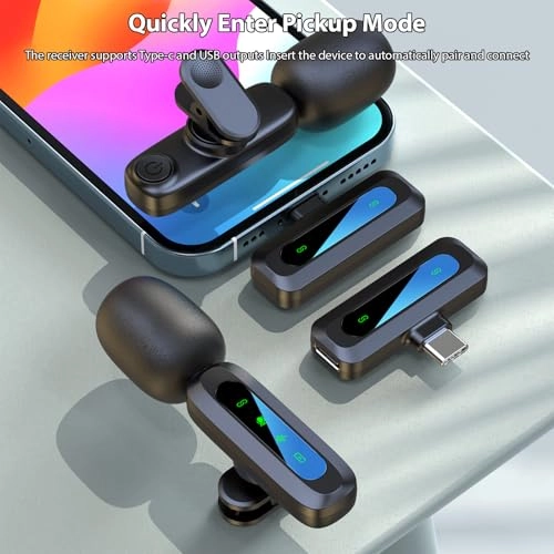 V82 Wireless+USB+3.5mm-Mini-Jack Microphone