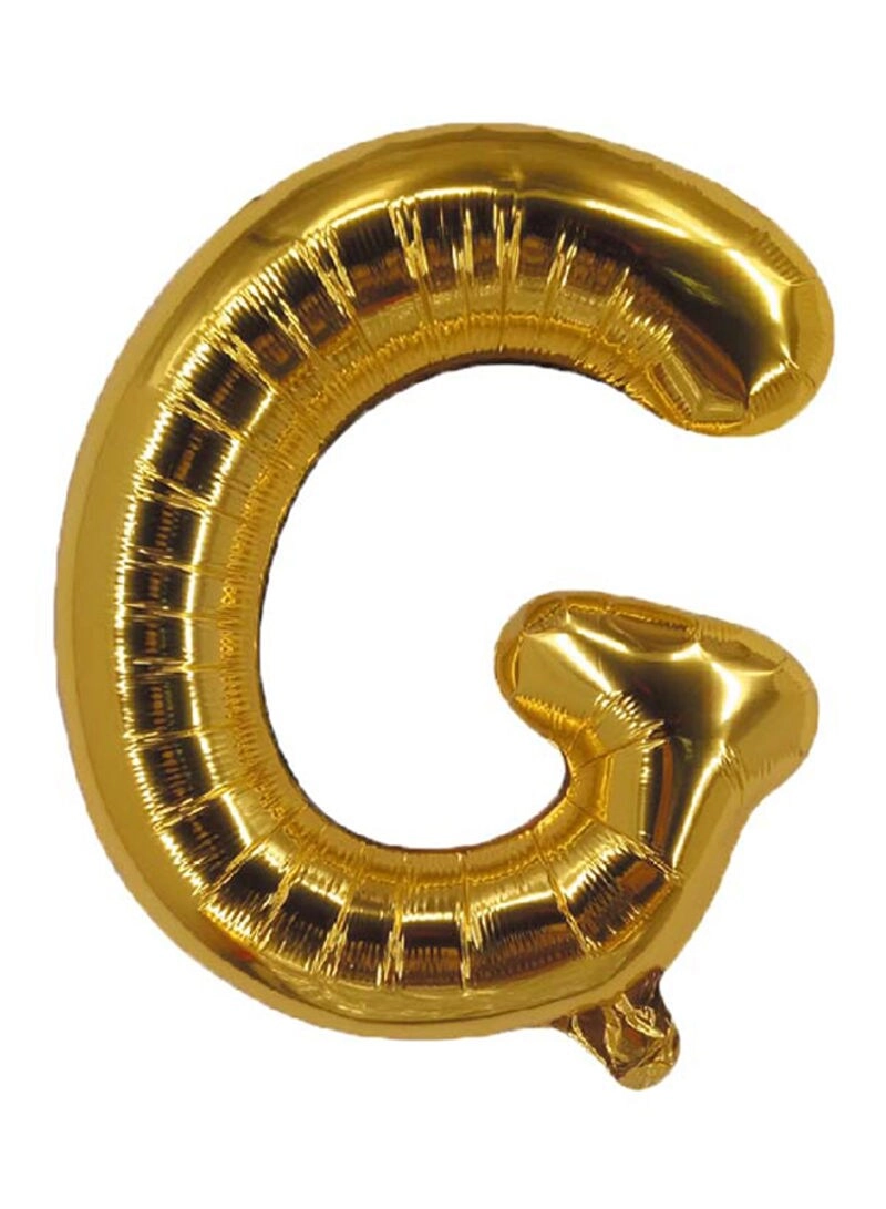 Party Time Trading LLC G Letter Decorative Foil Balloon - 16Inch Party