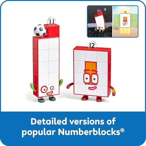 Numberblocks Friends Eleven and Twelve Figures - 3-5